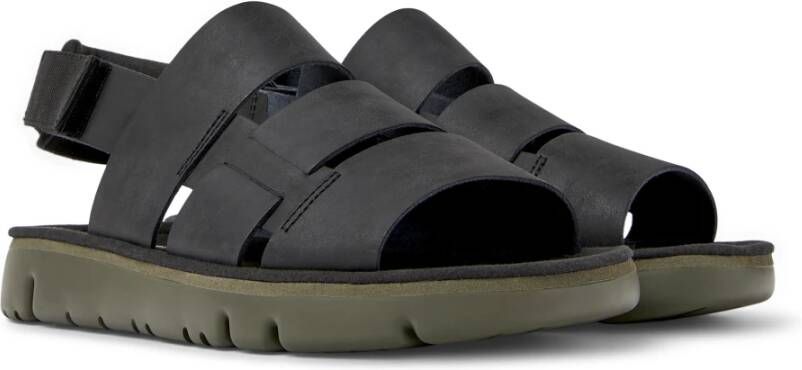 Camper Flat Sandals Zwart Heren