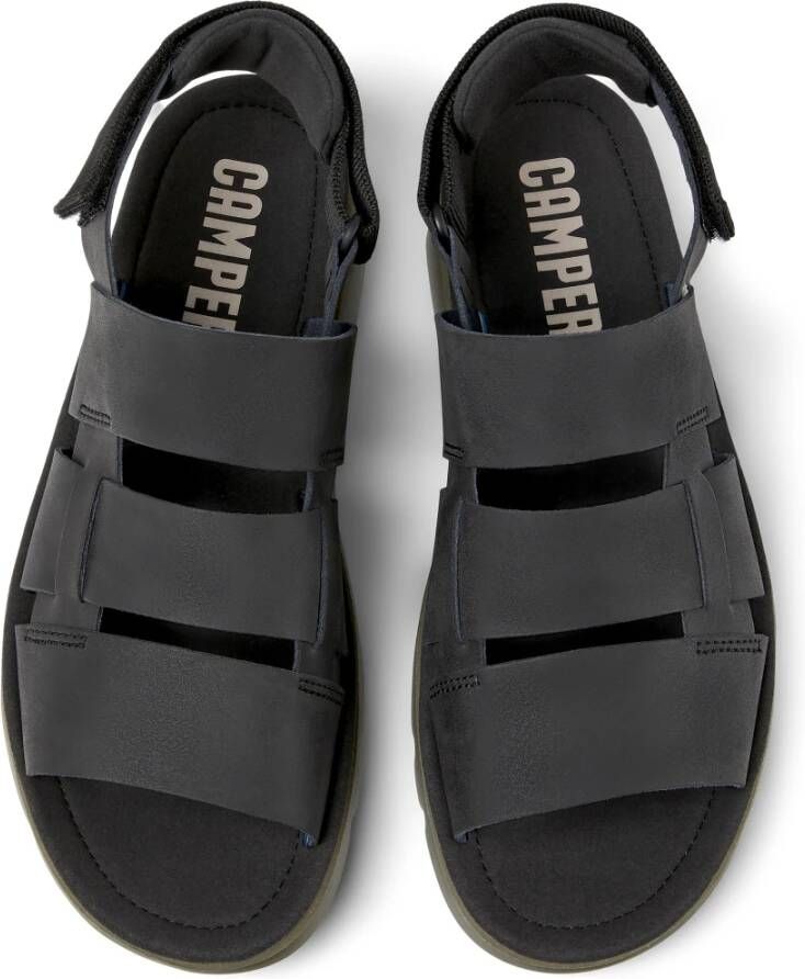 Camper Flat Sandals Zwart Heren