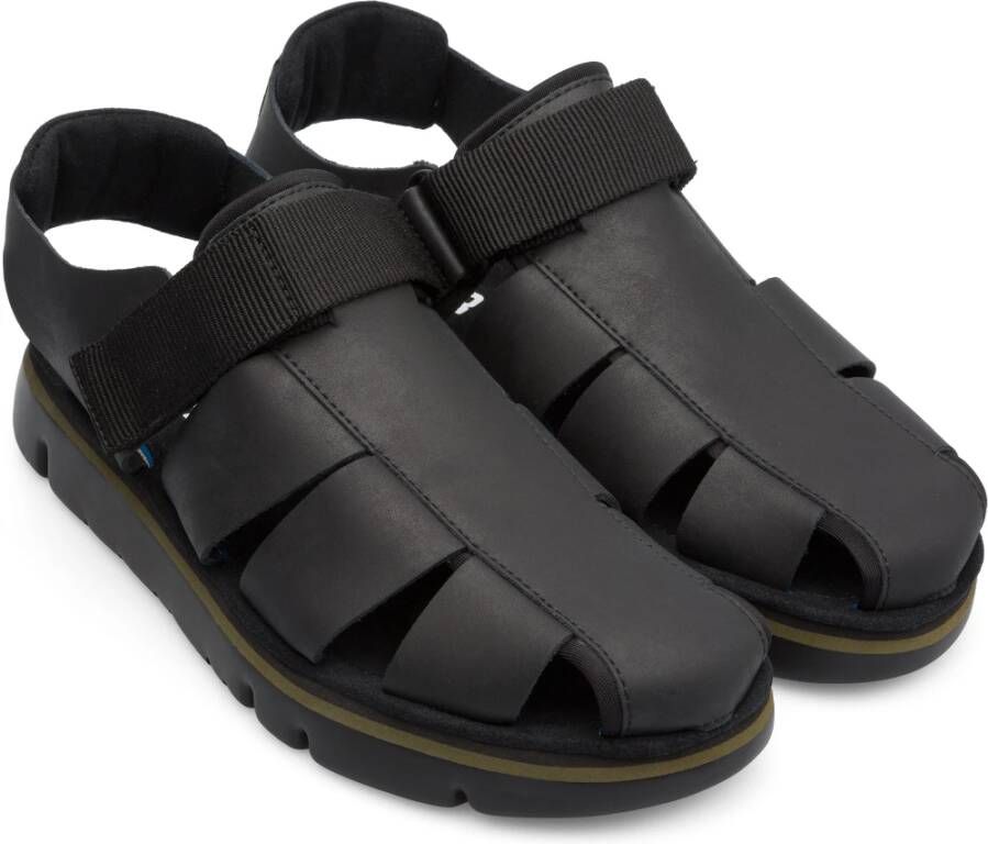 Camper Flat Sandals Zwart Heren