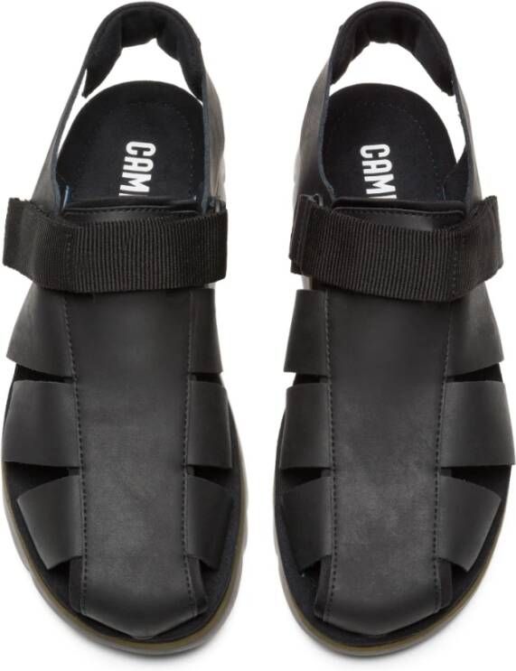 Camper Flat Sandals Zwart Heren
