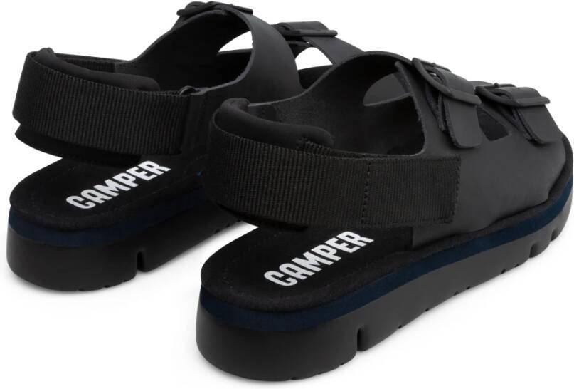 Camper Flat Sandals Zwart Heren