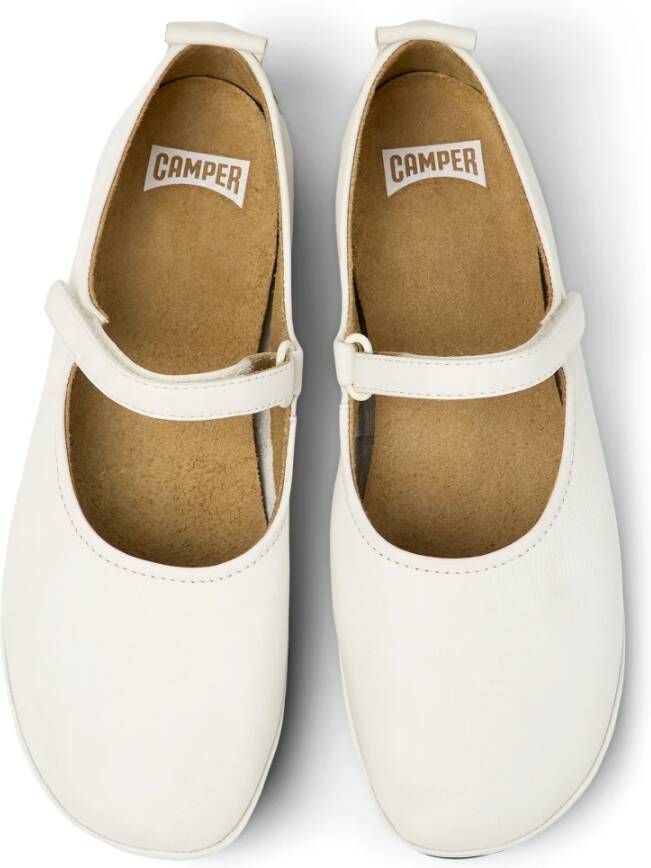 Camper Flexibele Alledaagse Held Ballerina's White Dames