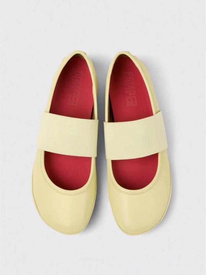 Camper Gele Ballerina Flats voor Vrouwen