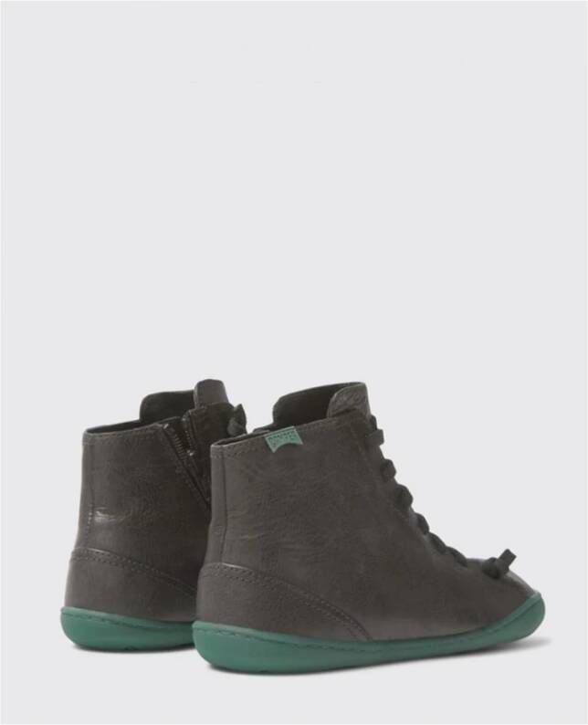 Camper Grijze Leren HighTop Sneakers