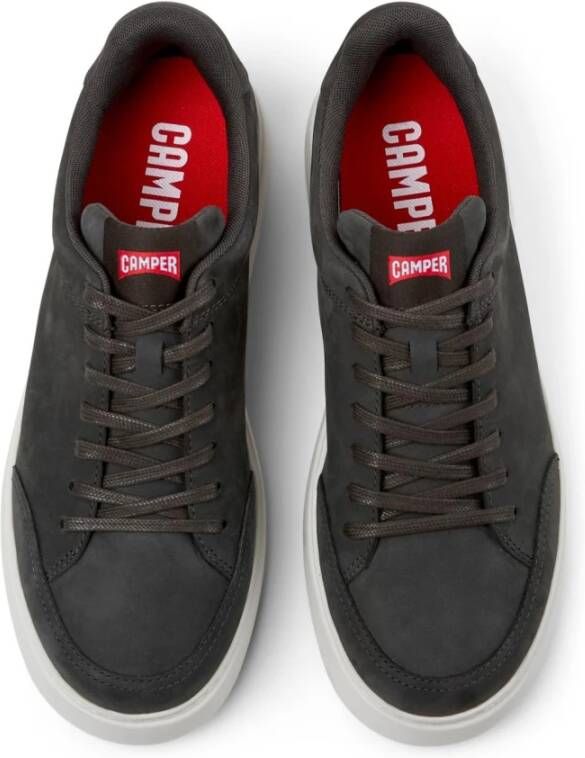 Camper Grijze Retrostijl Herensneakers