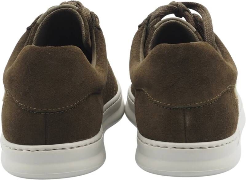 Camper Groene Suède Leren Sneakers
