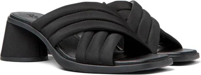 Camper Heeled Mules Black Dames