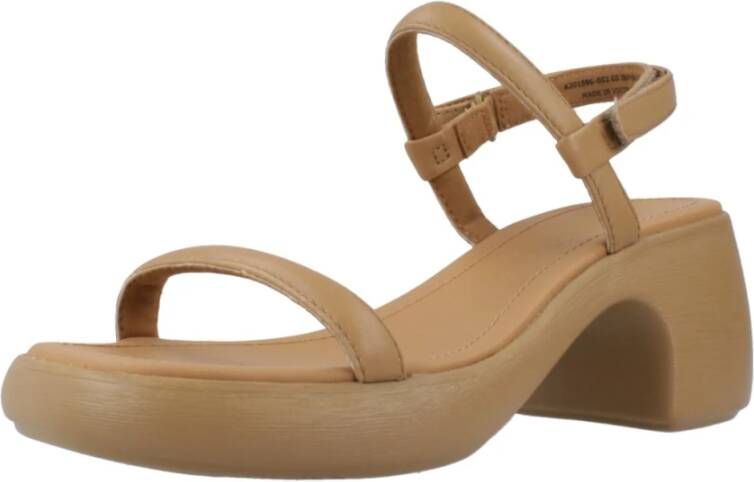 Camper High Heel Sandals Brown Dames