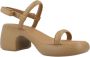 Camper High Heel Sandals Brown Dames - Thumbnail 5