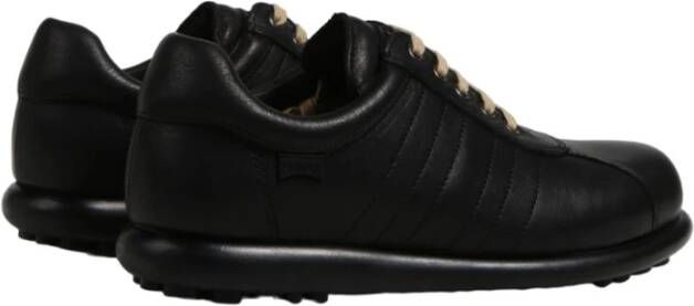 Camper Iconische Leren Sneakers met PU-binnenzool Black Heren