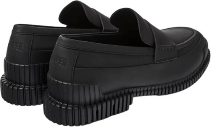 Camper Klassieke Leren Loafers Black Heren