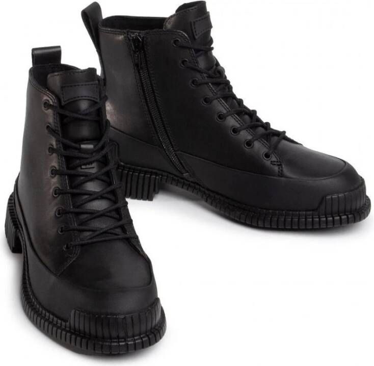 Camper Klassieke zwarte veterschoenen Black Dames