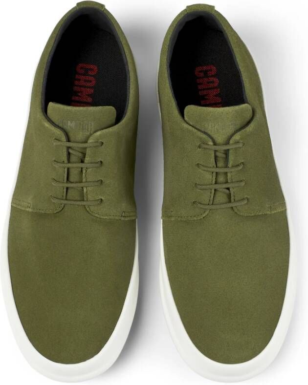 Camper Laced Shoes Green Heren