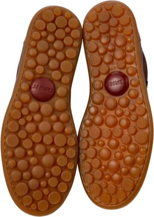 Camper Leren Sneaker Pelotas Comfort Stijl Brown Heren