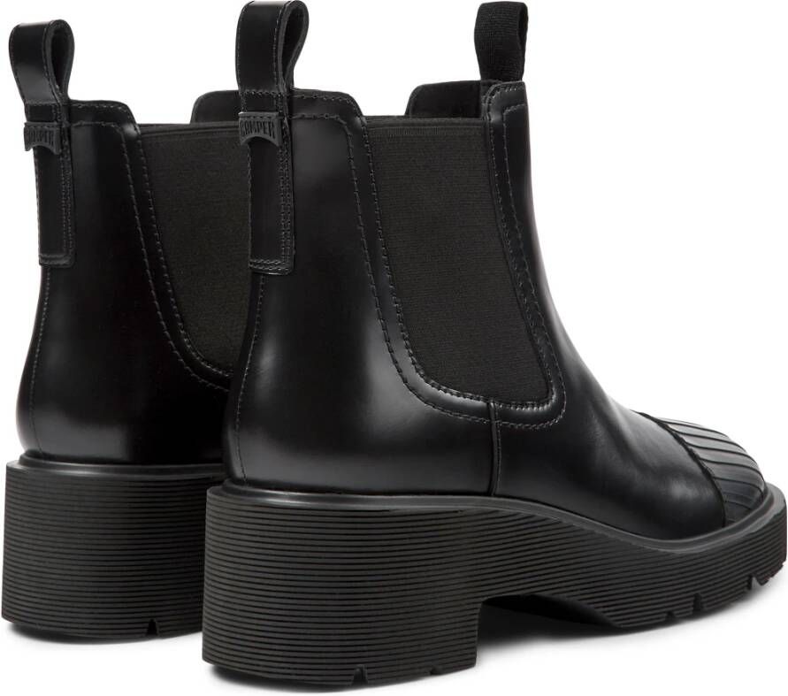 Camper Milah Chunky Zool Enkellaarzen Black Dames