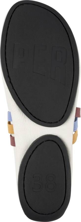 Camper Nina Right Ballerina White Dames