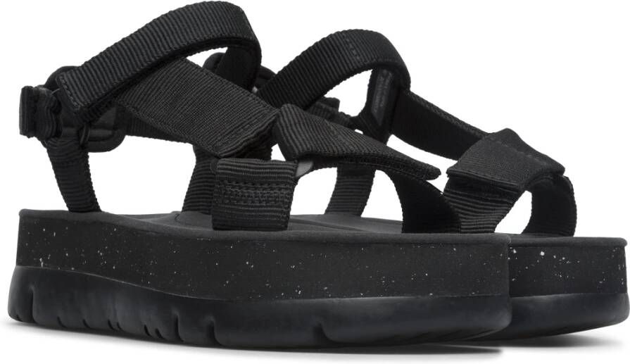 Camper Stijlvolle Platte Sandalen voor Vrouwen Black Dames - Foto 9