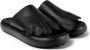 Camper Zwarte Leren Instap Sandalen Black - Thumbnail 2