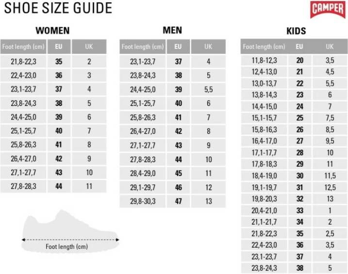 Camper Chasis Sport low-top sneakers Bruin - Foto 8