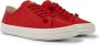 Camper Flexibele Gedempte Sneakers voor Vrouwen Red Dames - Thumbnail 3