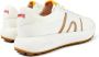 Camper Witte Sneakers met Camel en Witte Details White Dames - Thumbnail 9