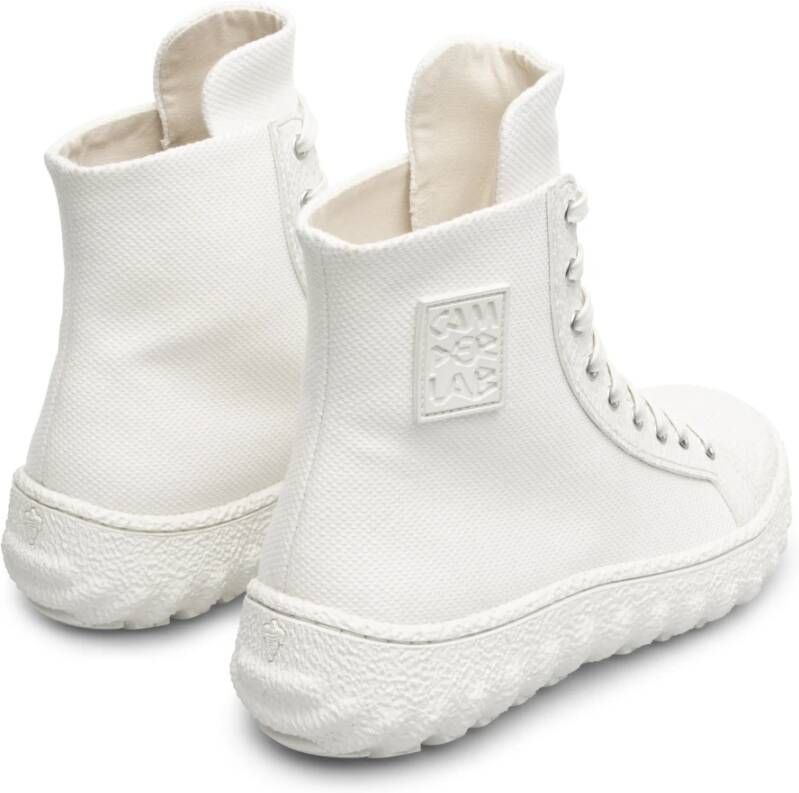 CamperLab Sneakers met geribbelde zool Wit - Foto 4