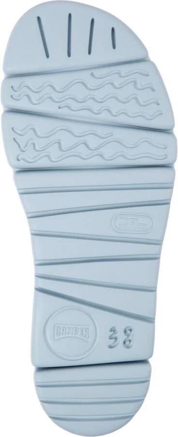Camper Stijlvolle Nubuck Sandalen Blue Dames