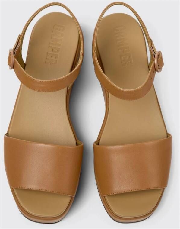 Camper Stijlvolle platform sandalen voor dagelijks comfort