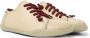 Camper Dames Barefoot Leren Sneakers Beige Dames - Thumbnail 4