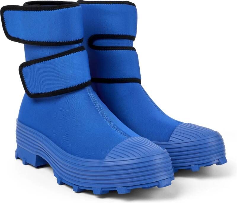 Camper Traktori Gevulkaniseerde Leren Klompen Blue Unisex