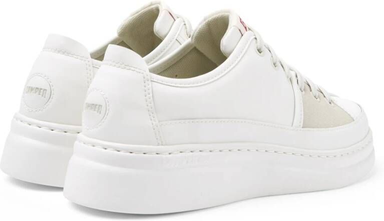 Camper Iconische Twins Leren Sneakers voor Dames White Dames - Foto 8