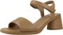 Camper UltraSoft Crater High Heel Sandalen Brown Dames - Thumbnail 7