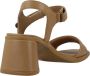 Camper UltraSoft Crater High Heel Sandalen Brown Dames - Thumbnail 8
