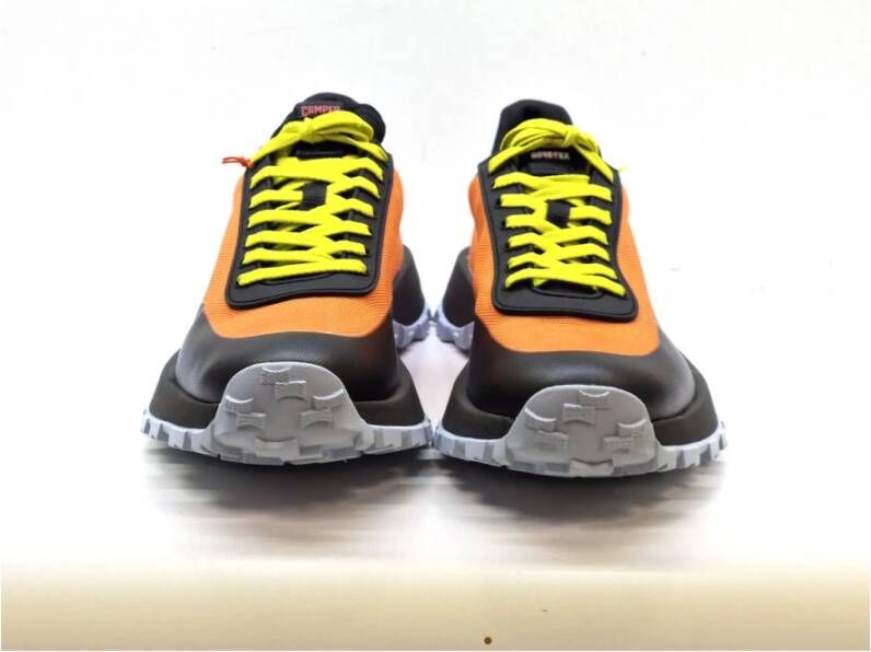 Camper Zwart-Oranje Sneakers met Gore-Tex Voering Multicolor Heren