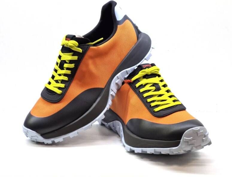 Camper Zwart-Oranje Sneakers met Gore-Tex Voering Multicolor Heren
