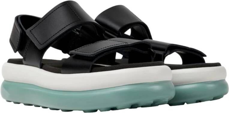 Camper Zwarte Casual Leren Dames Sandalen