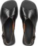 Camper Zwarte Casual Leren Sandalen Black Dames - Thumbnail 2