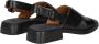 Camper Zwarte Casual Leren Sandalen Black Dames - Thumbnail 6