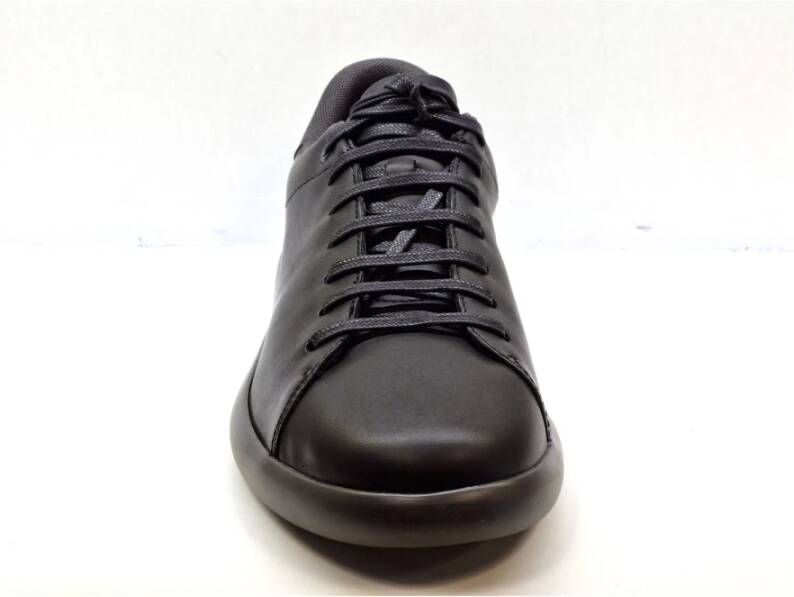 Camper Zwarte leren sneakers met balzool Black Heren