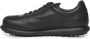 Camper Zwarte Leren Sneakers Ronde Neus Rubberen Zool - Thumbnail 2