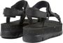 Camper Stijlvolle platte sandalen in zwart en oranje Black Dames - Thumbnail 7