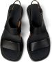 Camper Zwarte platte sandalen voor vrouwen Black Dames - Thumbnail 8