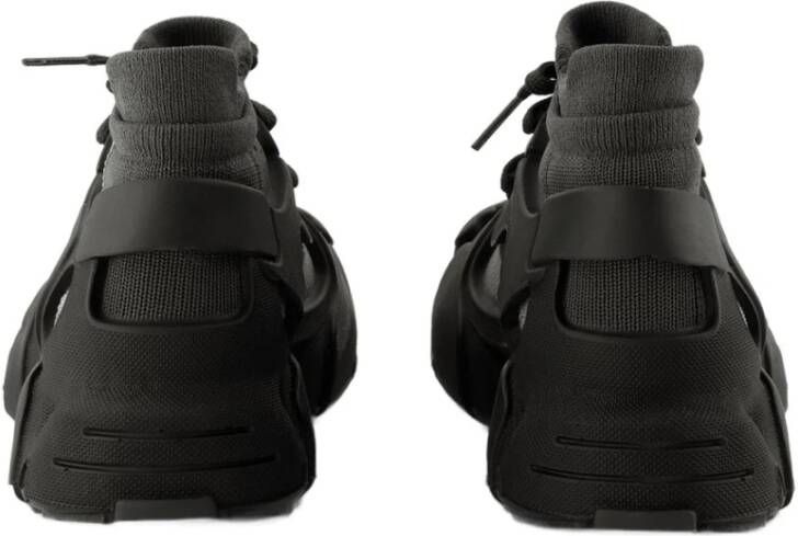 Camper Zwarte Synthetische Sneakers Ronde Neus