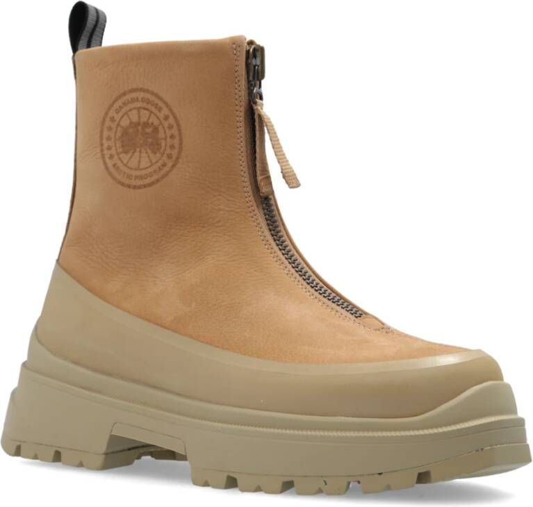 Canada Goose Suède laarzen Kya Beige Dames