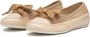 Candice Cooper Buffed leather and suede ballet flats Candy BOW Brown Dames - Thumbnail 4
