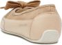 Candice Cooper Buffed leather and suede ballet flats Candy BOW Brown Dames - Thumbnail 5