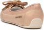 Candice Cooper Buffed leather ballet flats Candy BOW Brown Dames - Thumbnail 5