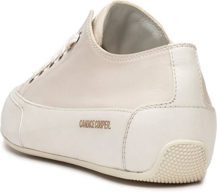 Candice Cooper Buffed leather sneakers Rock S Beige Dames