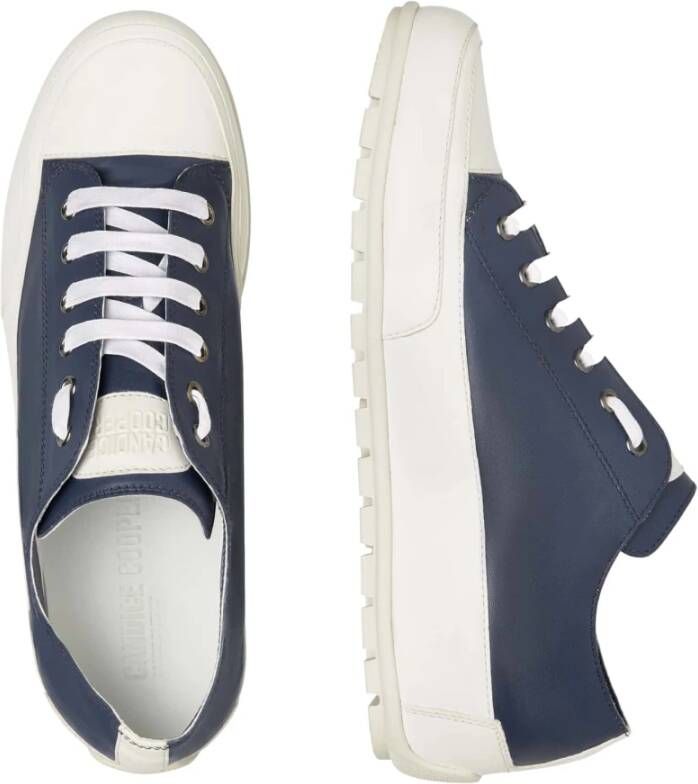 Candice Cooper Buffed leather sneakers Sanborn S Blue Heren