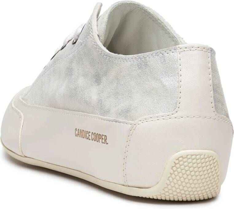 Candice Cooper Fade-effect leather sneakers Rock S Gray Dames